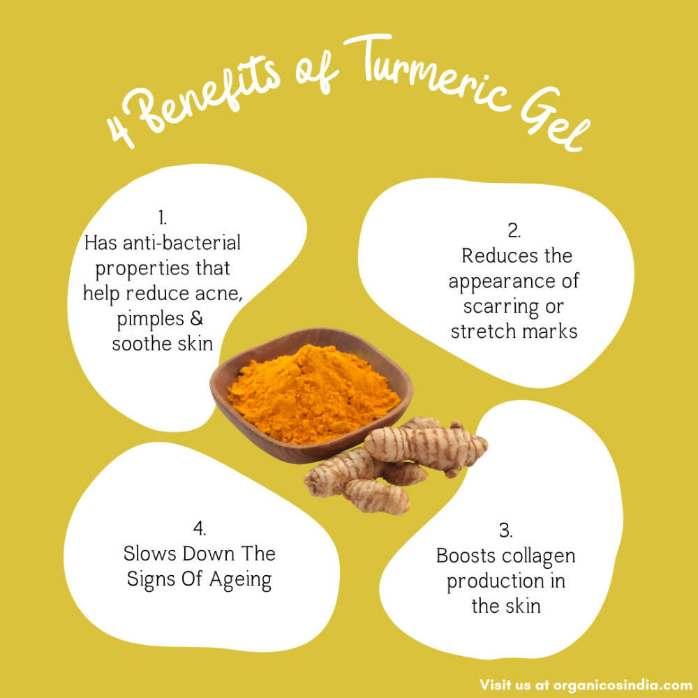 Organicos Pure Turmeric Gel - Distacart
