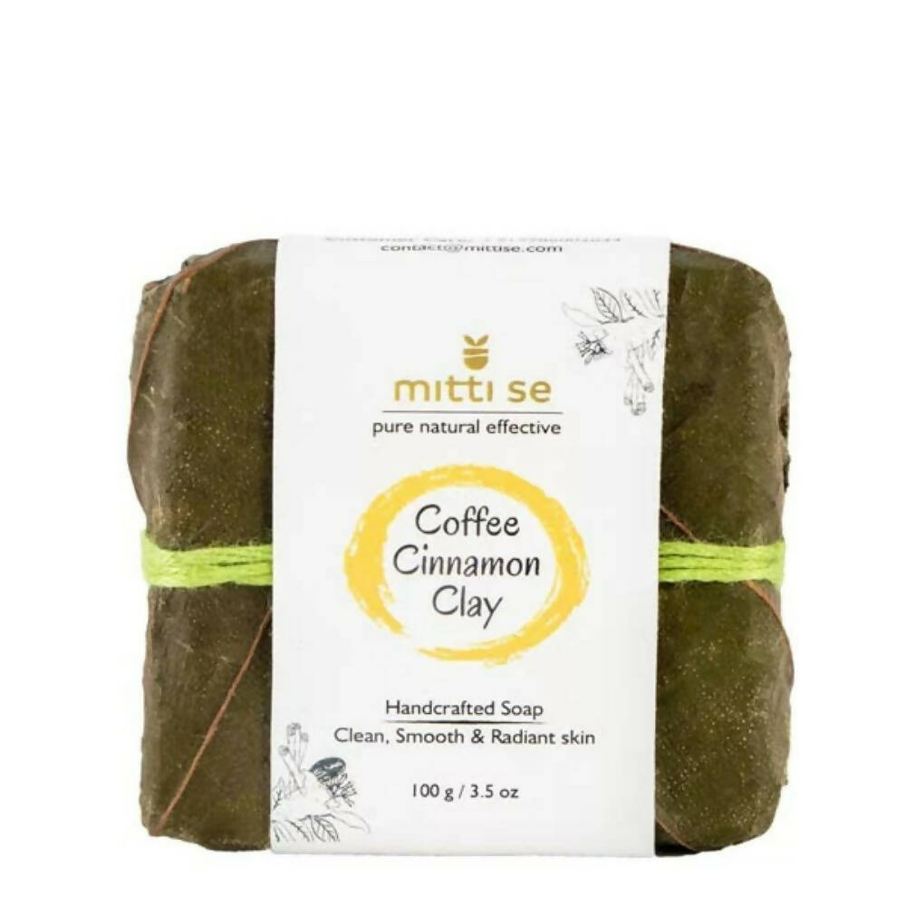 Mitti Se Coffee Cinnamon Clay Handcrafted Soap - Distacart