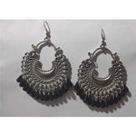 Thumbnail for Half Moon Shape Party wear Silver Color Earrings