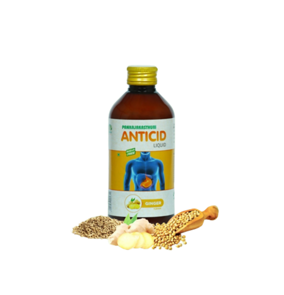 Pankajakasthuri Anticid Liquid Ginger - Distacart