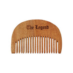 Thumbnail for The Legend Organic Pure Neem Wood Mini Beard Comb - Distacart
