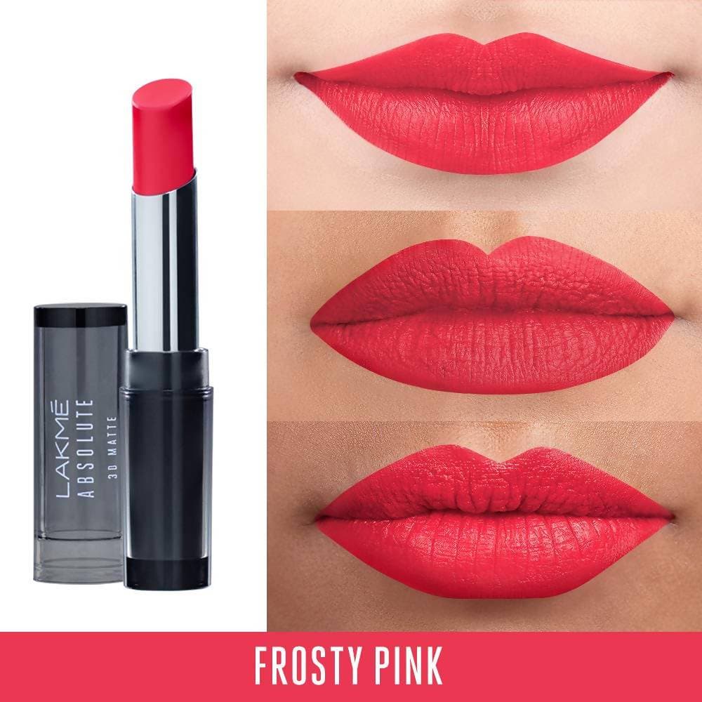 Lakme Absolute 3D Lipstick - Frosty Pink