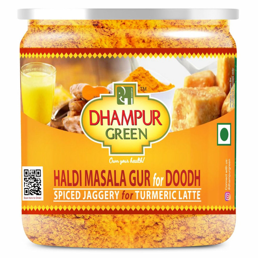 Dhampur Green Haldi Masala Gur for Doodh - Distacart
