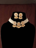 Thumbnail for Mominos Fashion Johar Kamal Women's Golden Beads Pearls Gold-Plated Jewellery Set