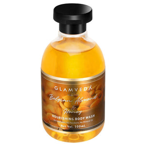 Glamveda Belgian Almond & Honey Nourishing Body Wash & Lotion Combo Pack