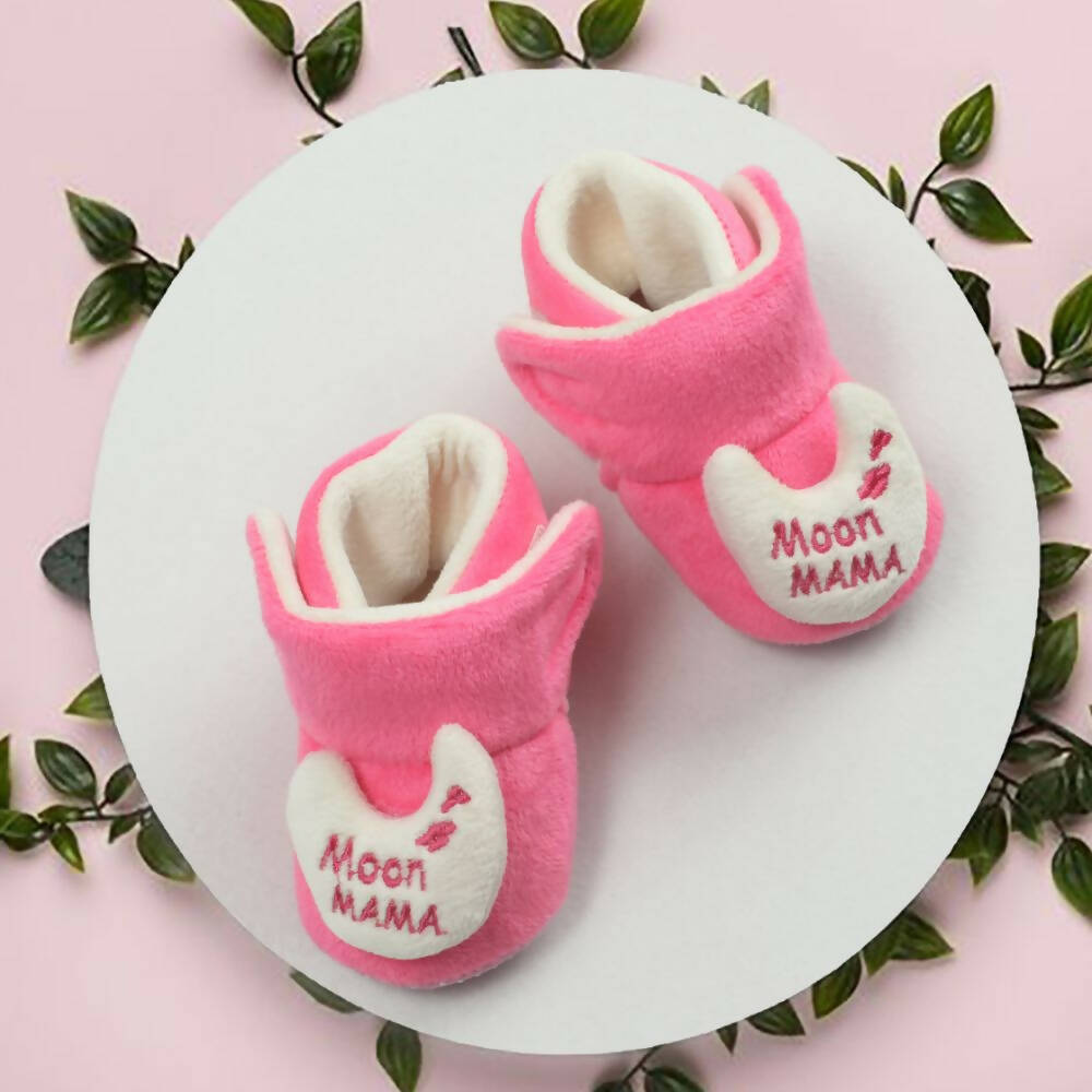 Tiny Bugs For Boys & Girls Baby Winter Booties - Pink - Distacart