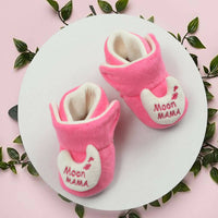 Thumbnail for Tiny Bugs For Boys & Girls Baby Winter Booties - Pink - Distacart