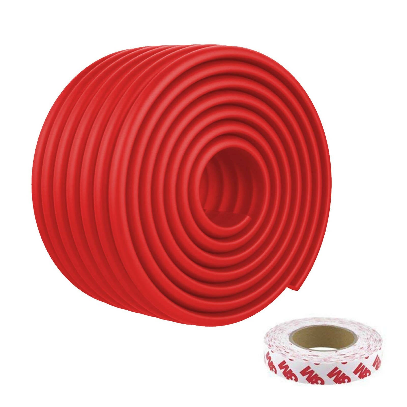 Safe-O-Kid Unique High Density- Prevents From Head Injury Multi-Functional 2 Meter Edge Guard - Red - Distacart