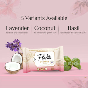 Floren Coconut Intimate Wipes - Distacart