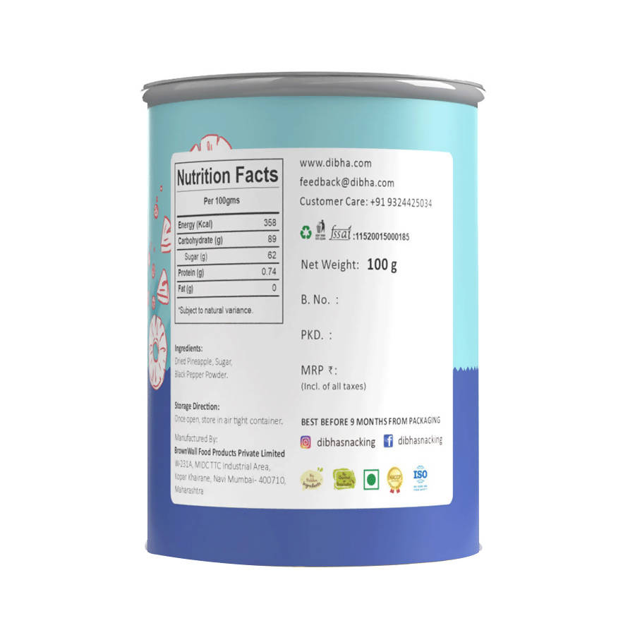 Dibha Dried Pineapple With Pepper