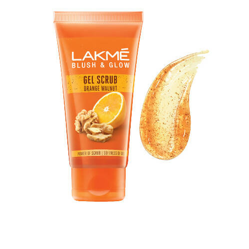 Lakmé Blush & Glow Gentle Deep Clean Gel Scrub with Orange & Walnut - Distacart