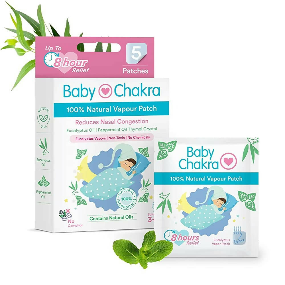 BabyChakra 100% Natural Vapour Patches for Babies - Distacart