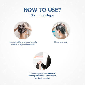 The Moms Co Natural Damage Repair Shampoo (200 Ml) - Distacart