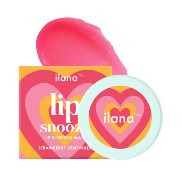 Ilana Lip Snooze Overnight Healing Vegan Lip Mask - Strawberry Lemonade - Distacart