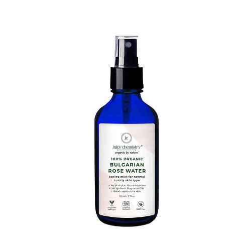 Juicy Chemistry Bulgarian Rose Water Toner for brighter skin - Distacart
