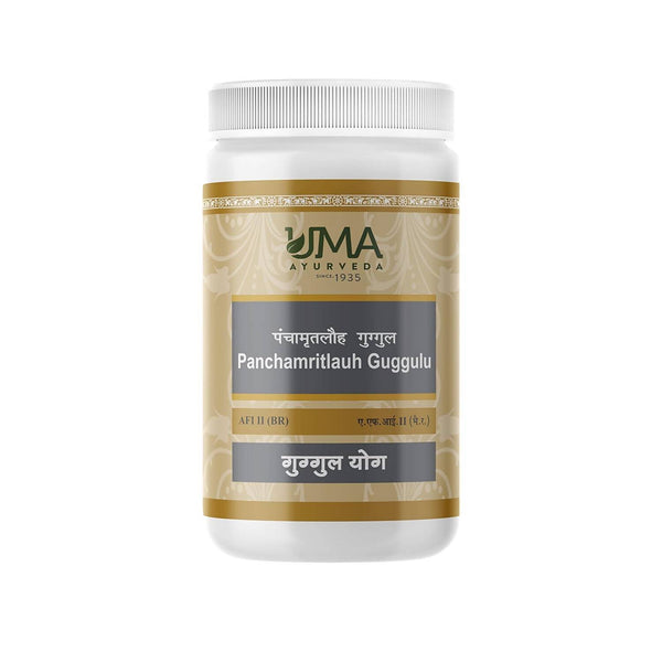 Uma Ayurveda Panchamritlauh Guggul with Silver - Distacart