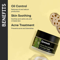 Thumbnail for Quench Botanics Mama Cica Oil Control Overnight Mask - Distacart
