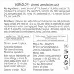 Thumbnail for Just Herbs Instaglow Almond Complexion Pack uses