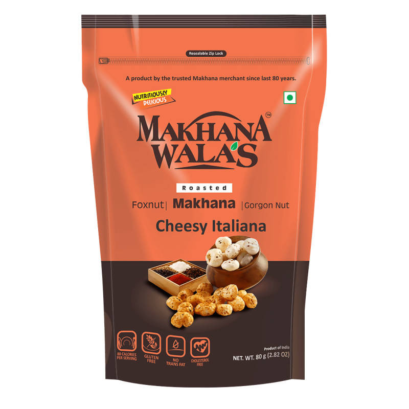 Makhanawala&#39;s Roasted Makhana Cheesy Italiana