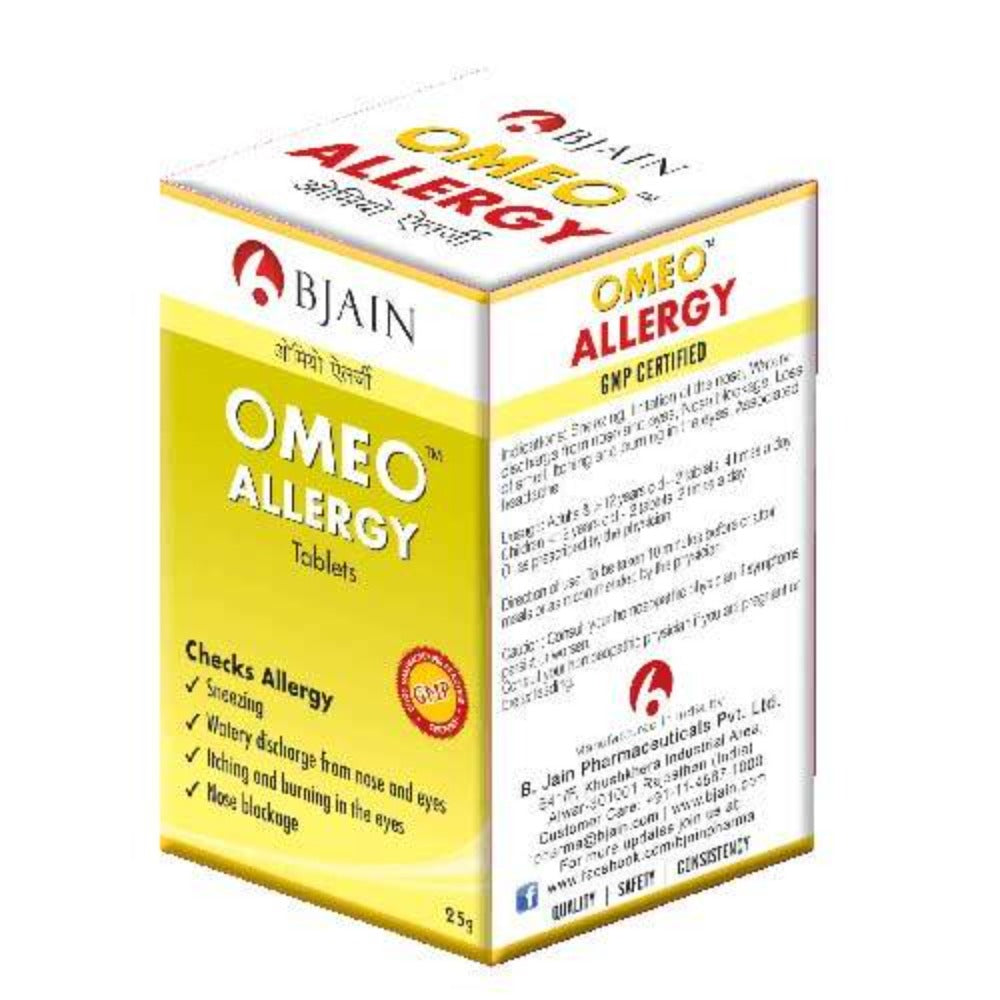 Bjain Homeopathy Omeo Allergy Tablets