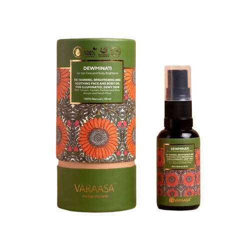 Varaasa Dewminati De-tanning & Brightening Face & Body Oil - Distacart