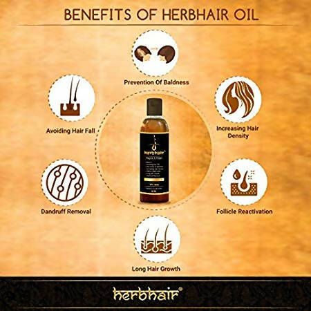 HerbHair Pure Herbal Regrow and Retain Hair Oil - Distacart