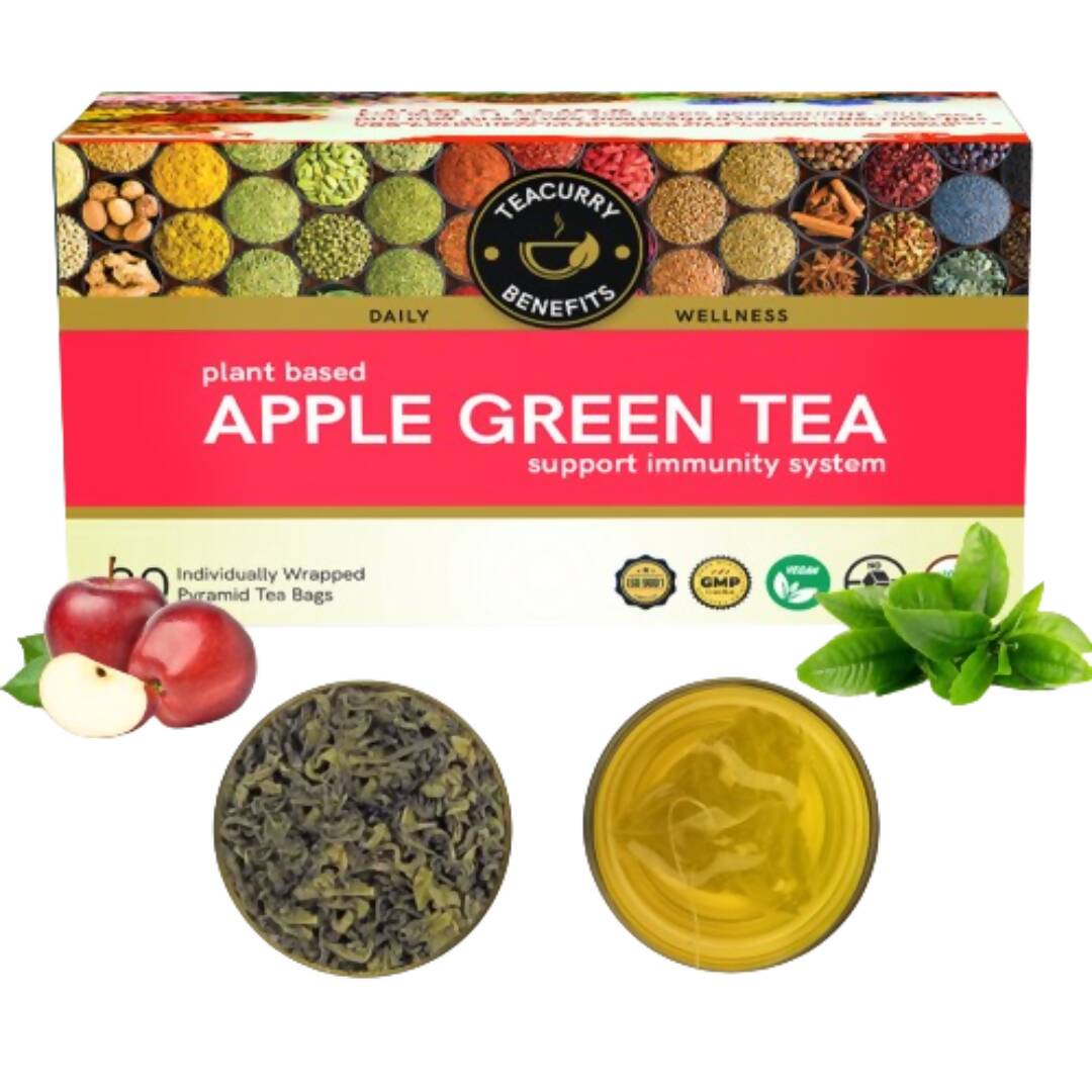 Teacurry Apple Green Tea Bags - Distacart