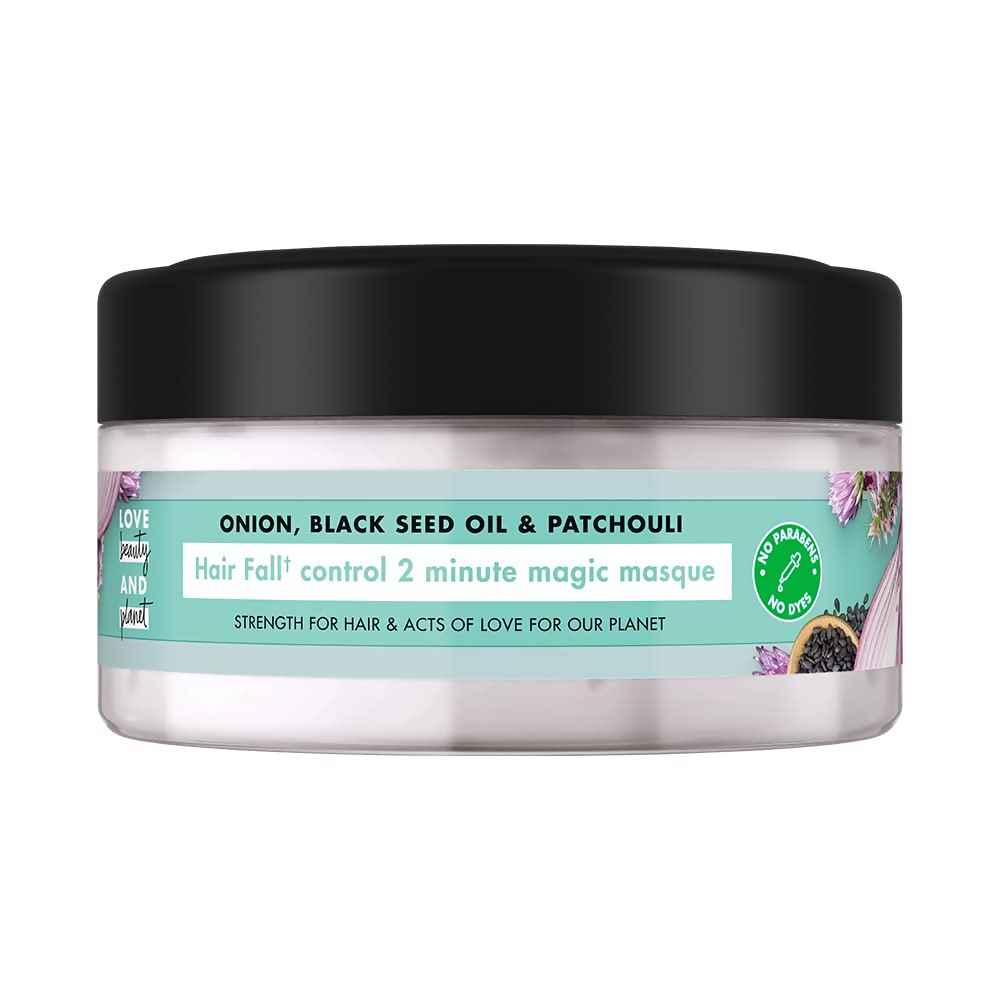 Love Beauty And Planet Onion Black Seed & Patchouli Hair Mask - Distacart
