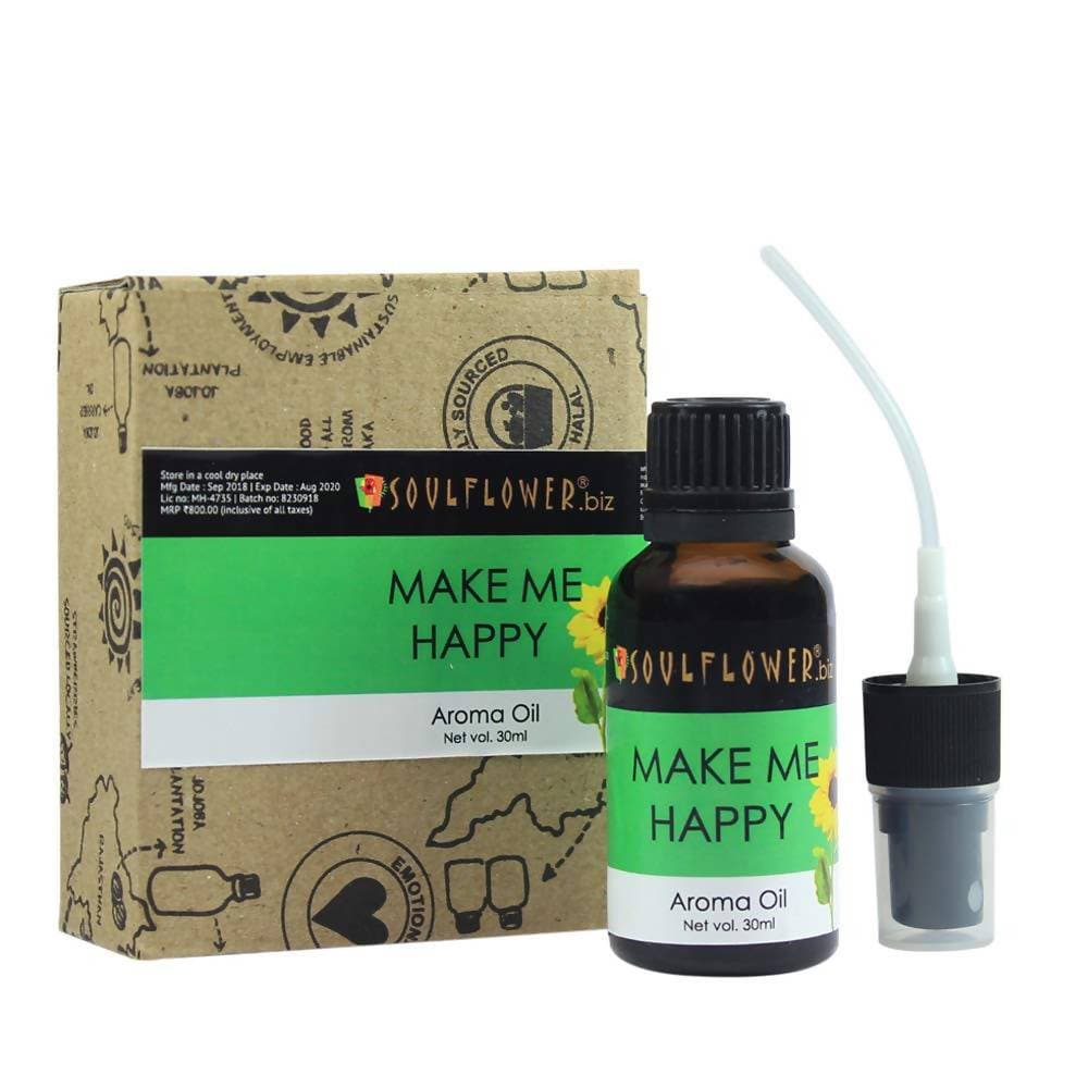 Soulflower Make Me Happy Aroma Oil - Distacart