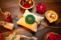 Thumbnail for Nirmalaya Rakhi Raksha Sutra Green - Distacart