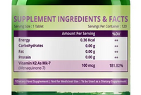 Thumbnail for Himalayan Organics Vitamin K2 100 Mcg Tablets
