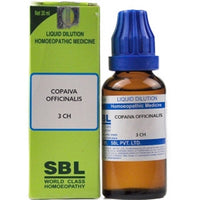 Thumbnail for SBL Homeopathy Copaiva Officinalis Dilution 3 CH