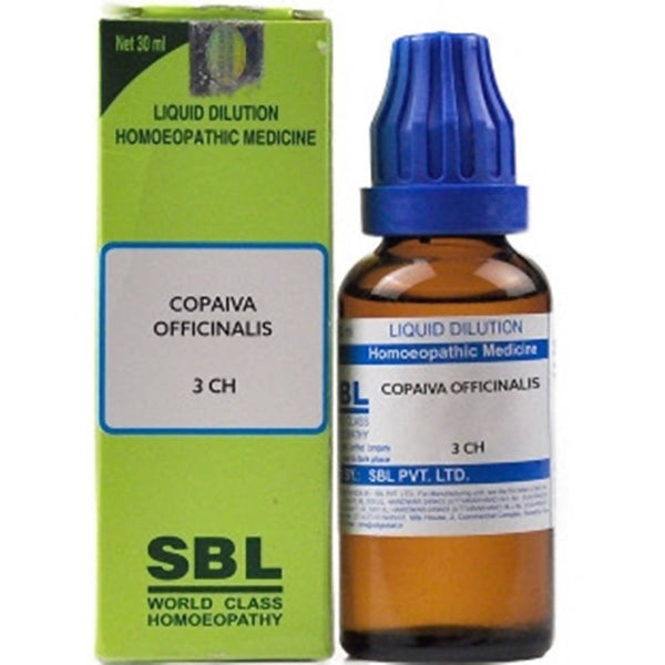 SBL Homeopathy Copaiva Officinalis Dilution 3 CH