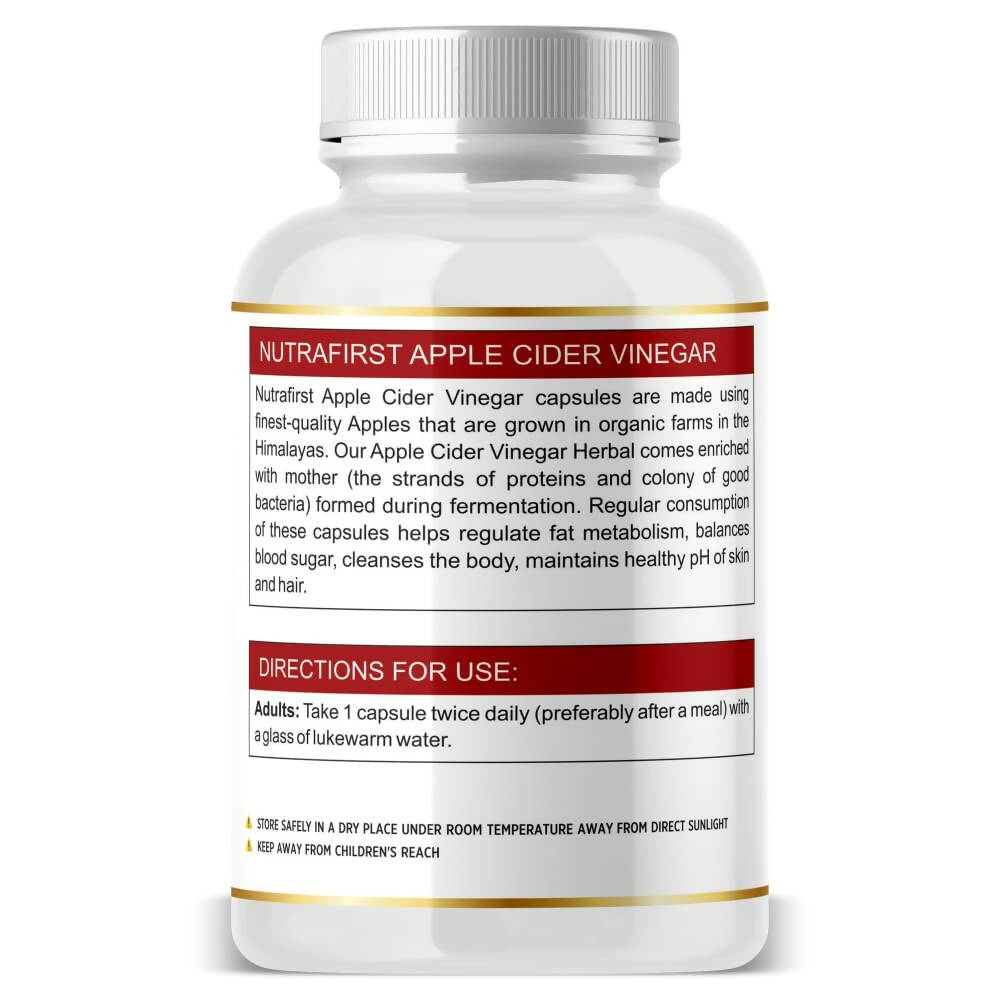 Nutrafirst Apple Cider Vinegar Capsules - Distacart