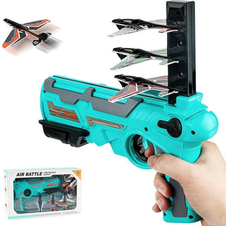 Sardar Ji Ki Dukan Airplane Launcher Gun Toy For Kids, Outdoor Gun Toy Shooting Continuous Flying Launcher For Kids Multicolor, 1 Pcs) - Distacart