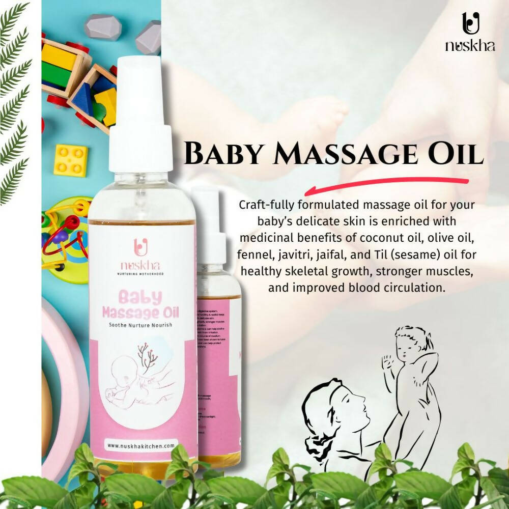 Nuskha Baby Massage Oil - Distacart