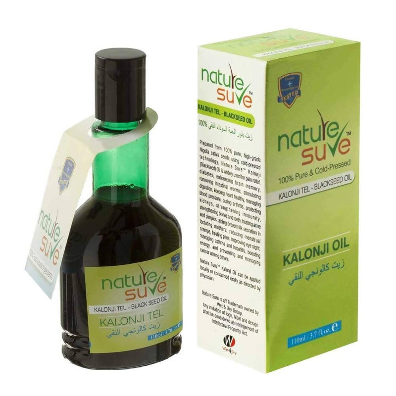 Nature Sure 100% Pure &amp; Cold-Pressed Kalonji Tel - Black Seed Oil
