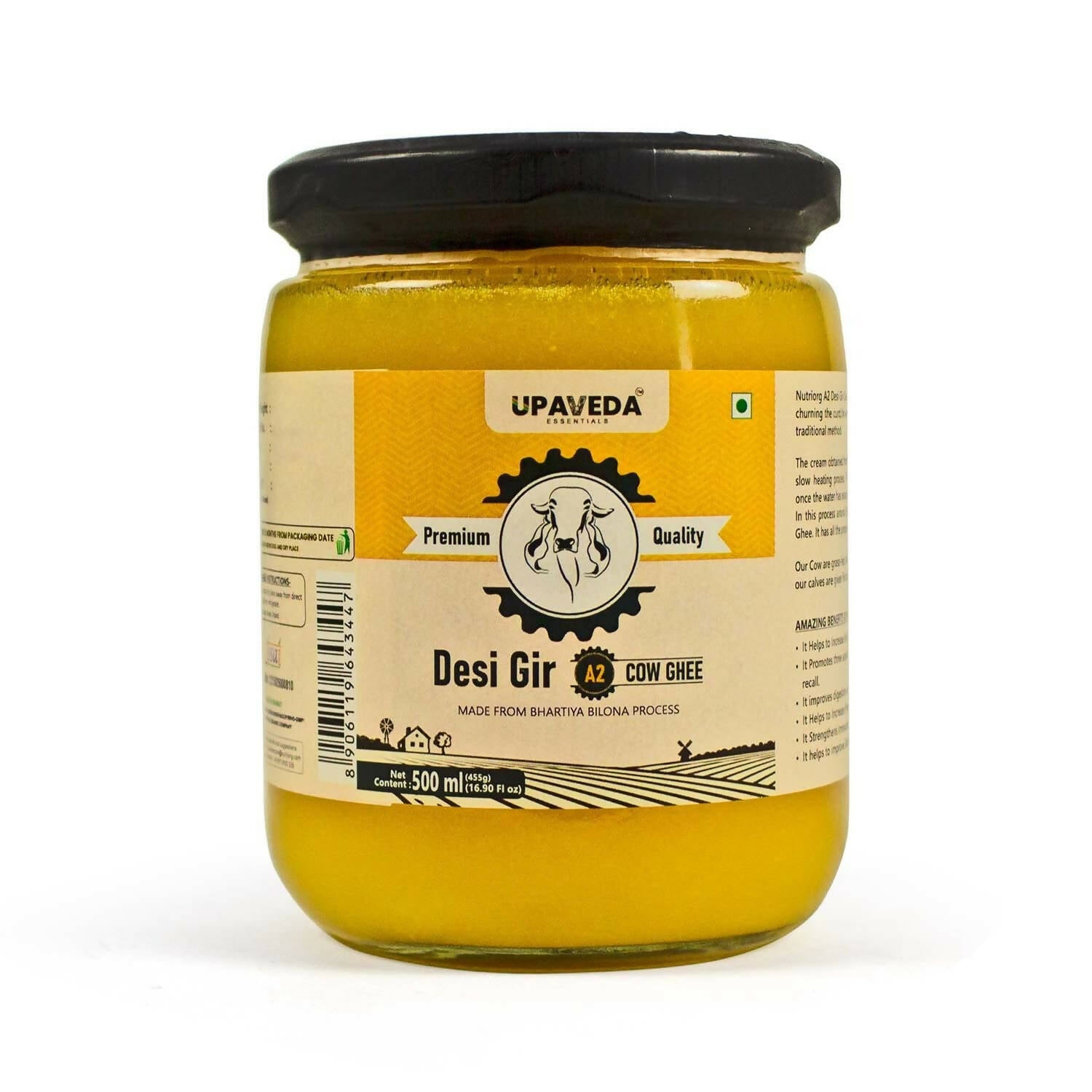 Upaveda A2 Pure Ghee| 100% Gir Cow Ghee - Distacart