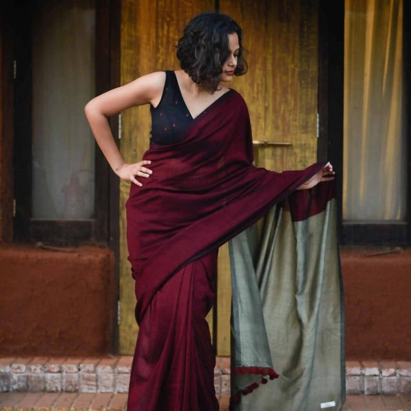 Suta Beet And Turnip Saree - Distacart