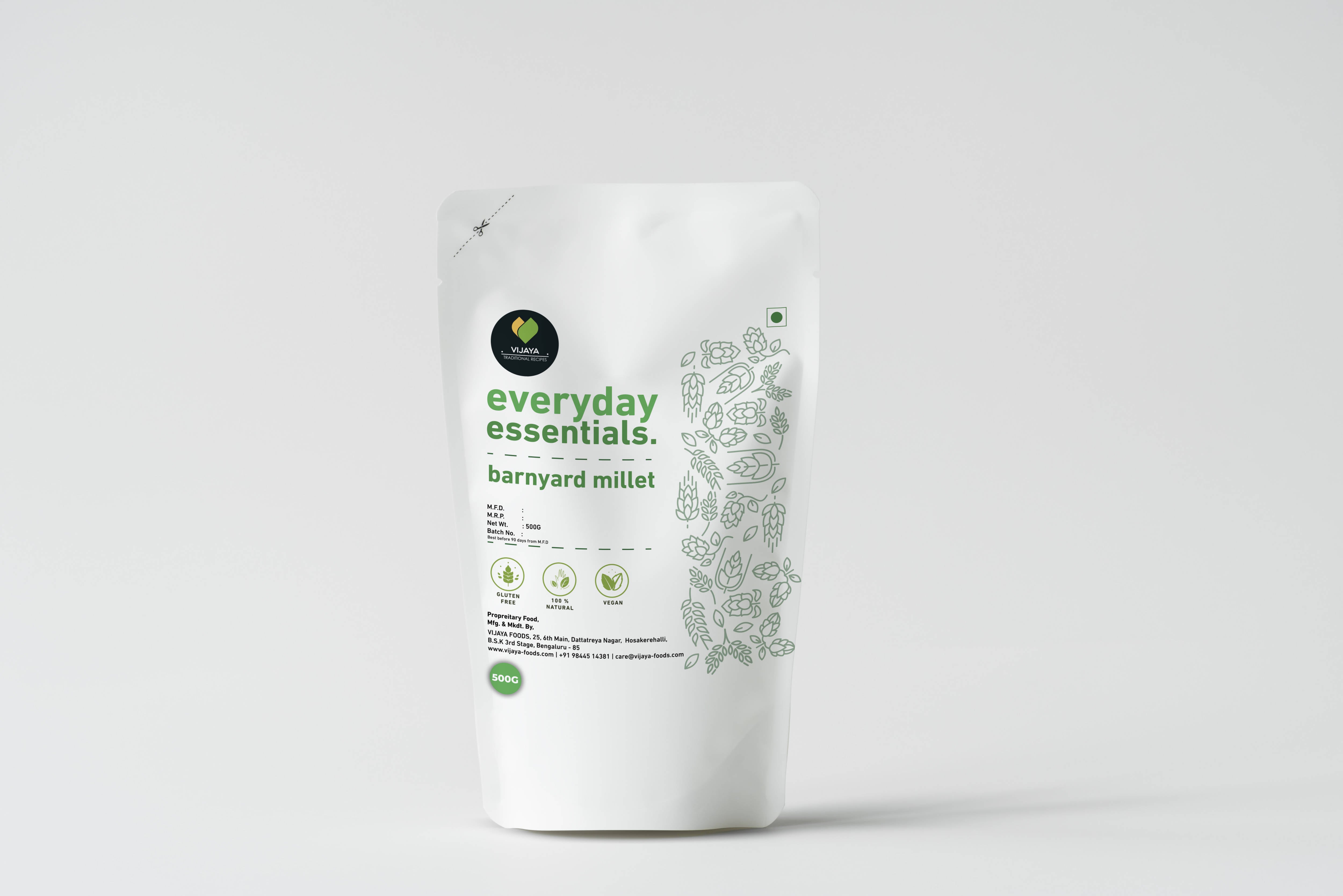 Vijaya Traditional Recipes Barnyad Millets