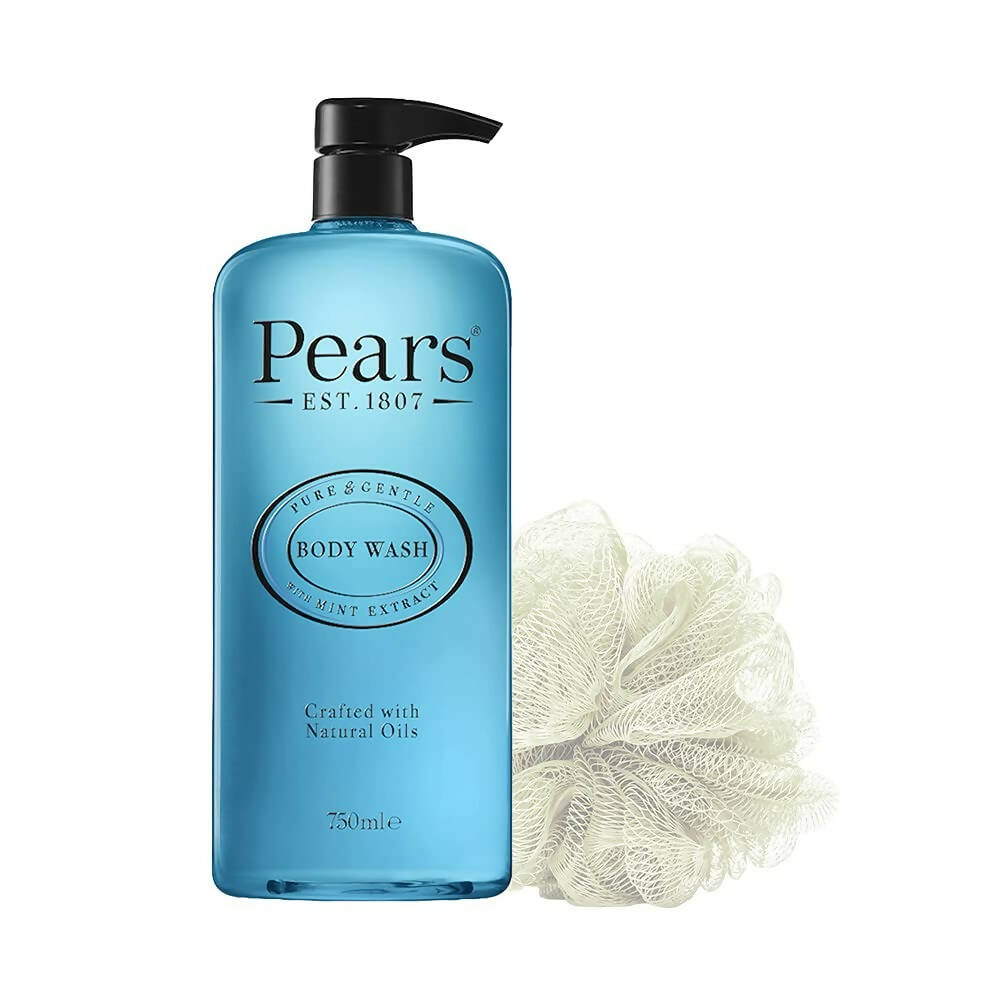 Pears Pure & Gentle Body Wash with Mint Extract - Distacart