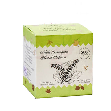SOS Organics Nettle Lemongrass Herbal Infusion - Distacart