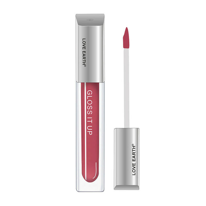 Love Earth Lip Gloss - Blow Up (Dark Pink) - Distacart