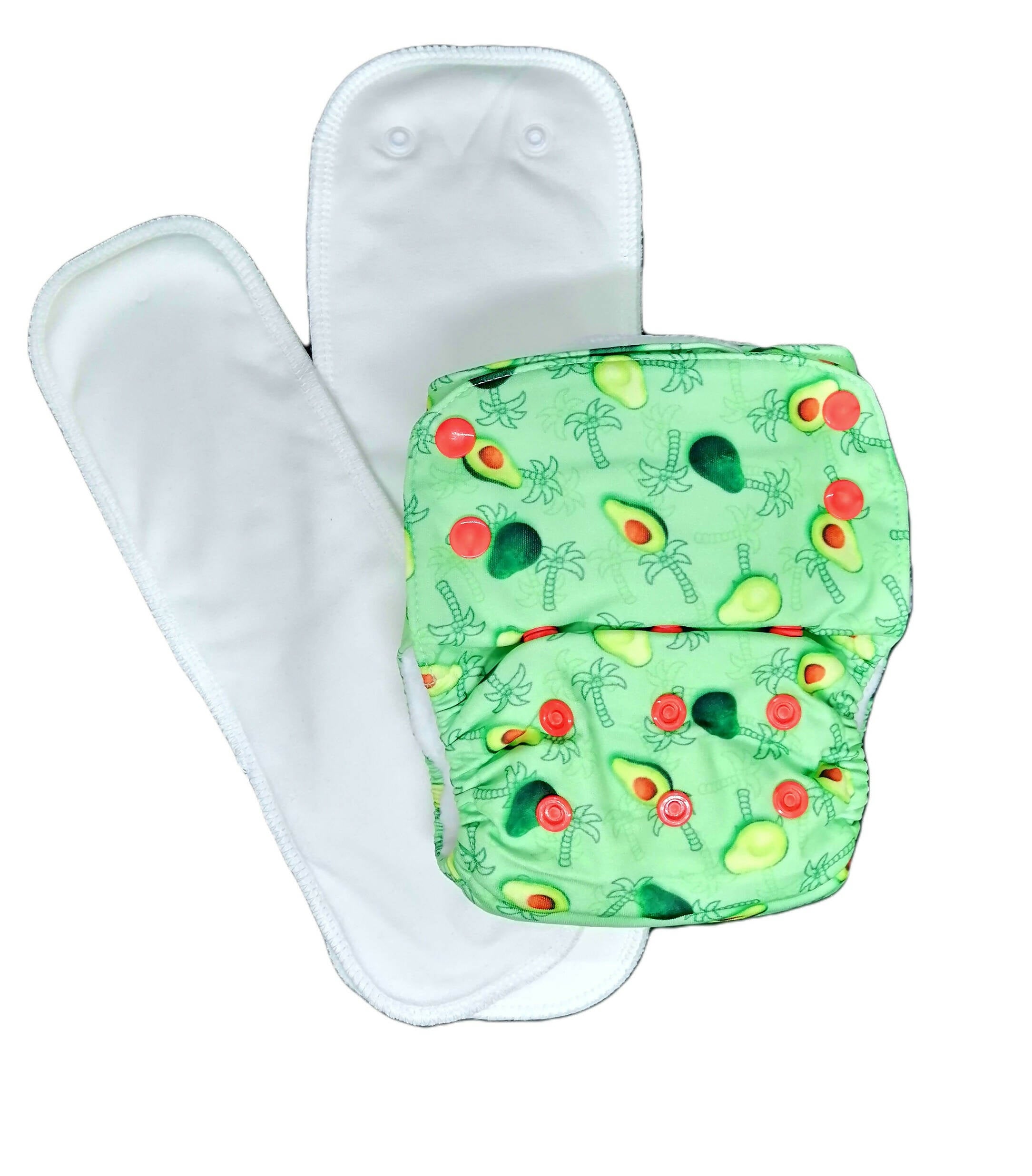 Kindermum Nano Aio Cloth Diaper With 2 Organic Cotton Inserts- Avo-cuddle For Kids - Distacart