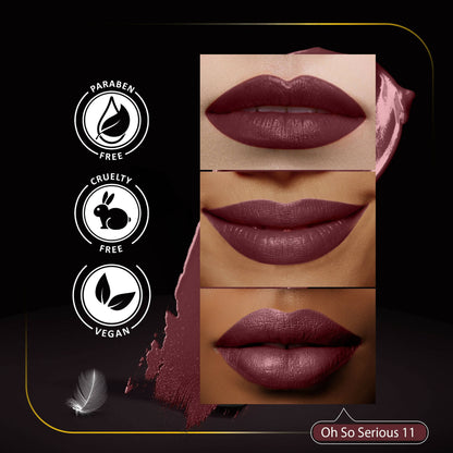 Faces Canada Comfy Matte Creme Lipstick - Oh So Serious 11 - Distacart