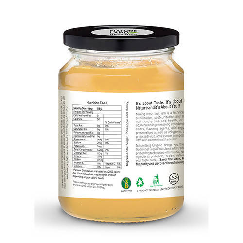 Nature Land Organics Pineapple Jam - Distacart