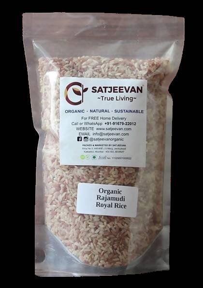 Satjeevan Organic Hand-Pounded Rajamudi Rice - Distacart