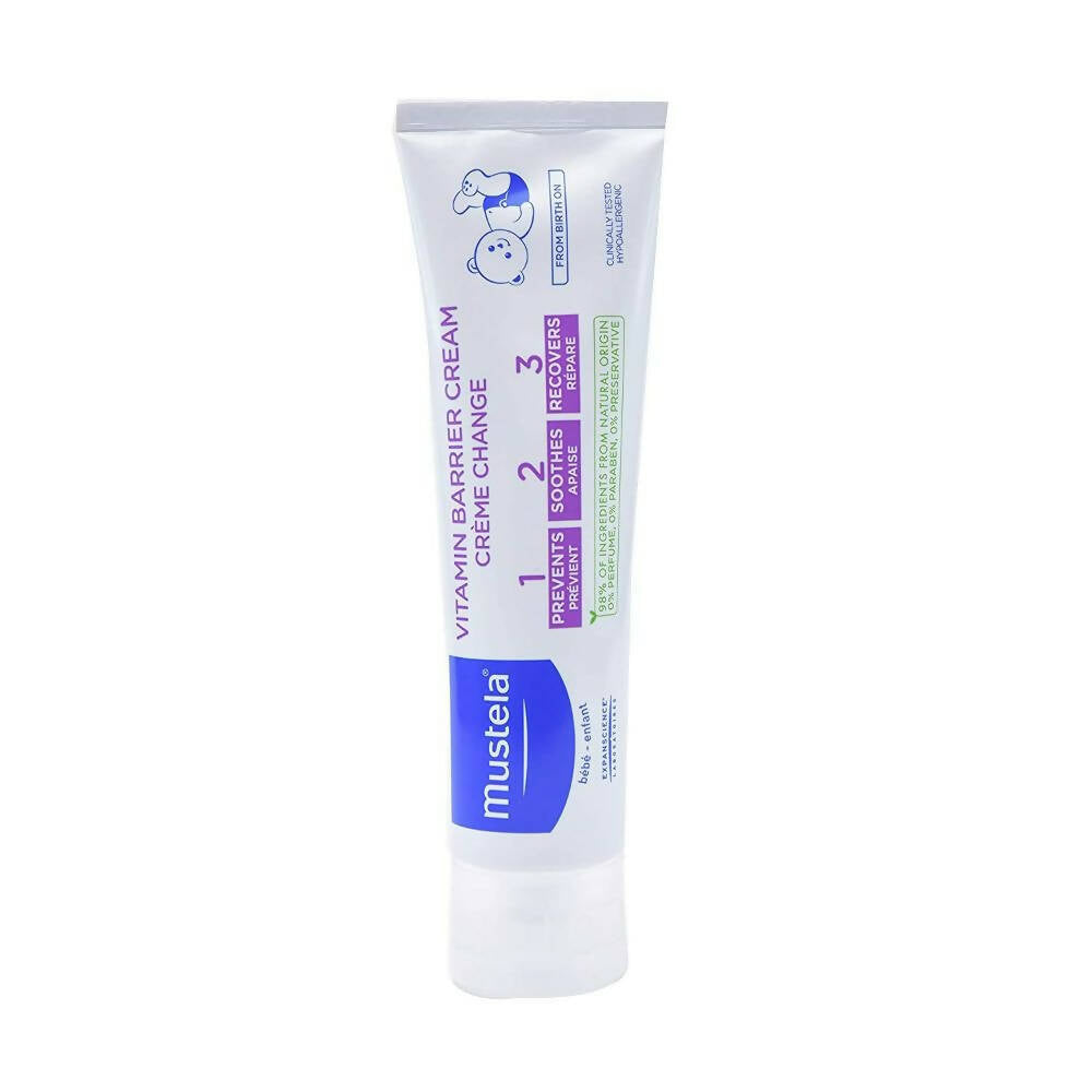 Mustela Baby 123 Vitamin Barrier Diaper Rash Cream - Distacart