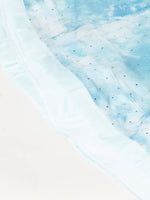 Thumbnail for House of Panchhi Turquoise Blue Organza Floral Printed Lehenga choli & Dupatta - Distacart