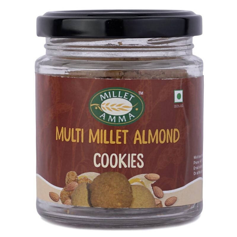 Millet Amma Multi Millet Almond Cookies - Distacart